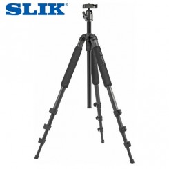 SLIK SPRINT PRO II GM TRIPOD WITH BALLHEAD - SUPPORTS 4.5 LBS (2KG) - GUNMETAL